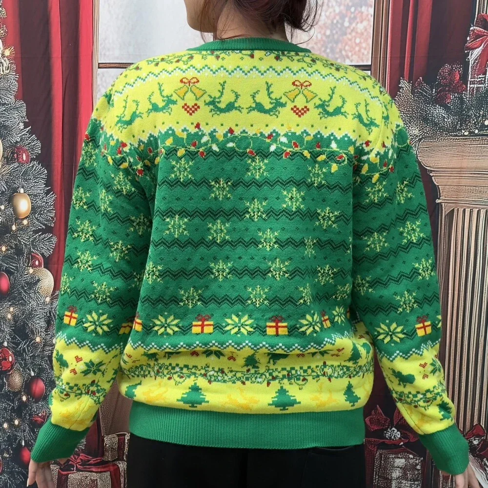 Day Women's I'm Booked Ugly Christmas Sweater 2025 Xmas Knitted Sweaters Men XL